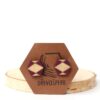 Dřevěné náušnice Šestihran - Hexagon Barevné - Image 3
